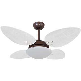 Ventilador de Teto Volare Premium Café Pétalo Palmae Volare