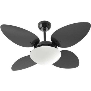 Ventilador de Teto Volare Nero Vr42 Pétalo/4 220V