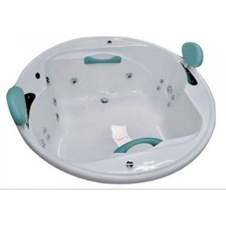 Banheira de Hidromassagem Redonda Ouro Fino Lunacril Standard 1,50m x 50cm 06 Jatos
