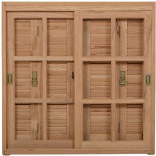 Janela Pantográfica Quadriculada Je121 Esel 120x120x14cm