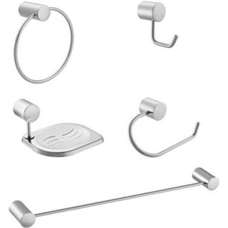 Kit Acessórios Para Banheiro Com 5 Peças Meber C 36 Atria Meber Metais