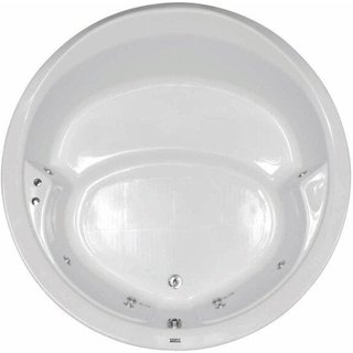 Banheira Hidromassagem Astra Firenze Luxo 150cmx150cmx45cm - 06 Jatos Branco Gel-Coat P1 Sem Aqueced