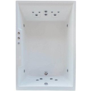 Banheira Hidromassagem Astra Cayman Double Super Luxo 180cmx120cmx52cm - 04 Jatos Branco Acrílico P3