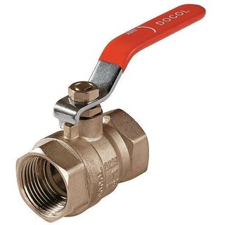 Válvula de Esfera Alavanca Vermelha Docol 3/4" Cromado