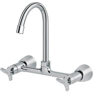 Misturador para Cozinha de Parede Docol Trio 1/2" e 3/4" Chrome