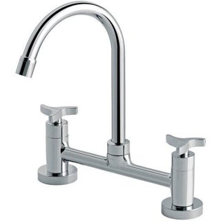 Misturador para Cozinha de Mesa Docol Trio 1/2" Chrome