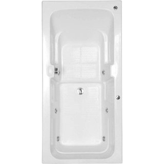 Banheira Hidromassagem Astra Box Super Luxo 120cmx80cmx44cm - 04 Jatos Branco Gel-Coat P4 Sem Aquece