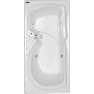 Banheira Hidromassagem Astra Audace Super Luxo 180cmx90cmx50cm - 04 Jatos Branco Gel-Coat P3 Sem Aqu