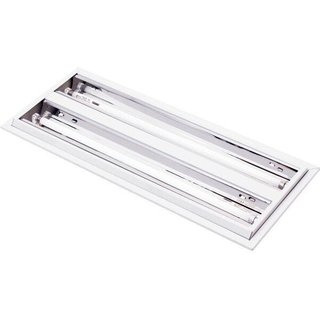 Luminária Completa de Embutir Taschibra sem Aleta TD 60 - 2x14W T5 6400K Bivolt