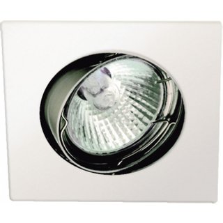 Spot de Embutir Quadrado Aço Bronzearte 127V