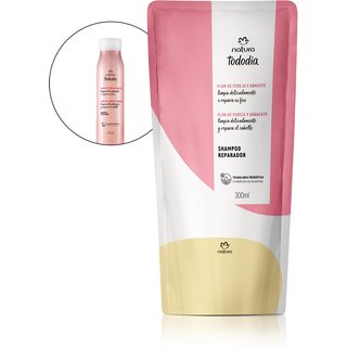 Refil Shampoo Reparador Tododia Flor de Cereja e Abacate 300 ml