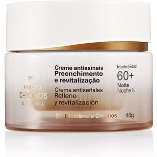 Creme Antissinais Preenchimento e Revitalização 60+ Noite Chronos Derma 40 g