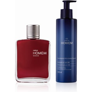 Kit Natura Homem Sagaz e Hidratante Corporal (2 produtos)