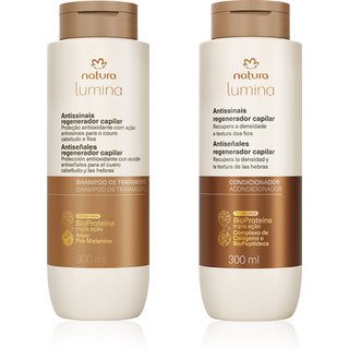 Kit Lumina Antissinais Regenerador Capilar Shampoo e Condicionador (2 produtos)