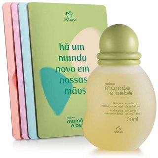 Óleo com Guias de Massagem no Bebê Mamãe e Bebê 100 ml