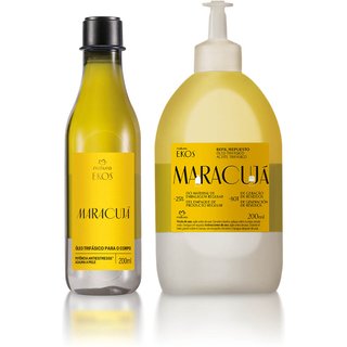 Kit Ekos Maracujá Óleo Trifásico para o Corpo e Refil