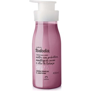 Creme Desodorante Nutritivo para o Corpo Tododia Amora Vermelha e Jabuticaba 400 ml