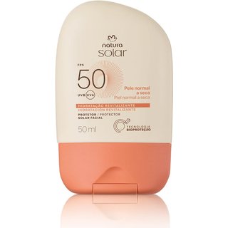Protetor Solar Facial Pele Normal a Seca FPS 50 Natura Solar 50 ml