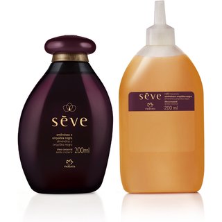 Kit Óleo Desodorante Corporal Sève Amêndoas e Orquídea Negra com Refil