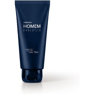 Creme 2 em 1 Pré e Pós-barba Natura Homem Evolut.io 75 ml