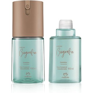 Kit Desodorante Corporal Biografia Feminino com Refil 2 un de 100 ml