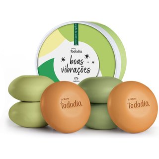 Presente Natura Tododia Sabonetes Miniaturas Boas Vibrações 1 caixas de 6 un