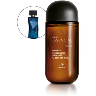 Refil Desodorante Perfume Essencial Oud Feminino 100 ml