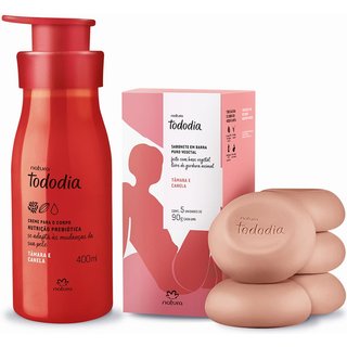 Kit Tododia Tâmara e Canela com Sabonete e Hidratante (2 produtos)