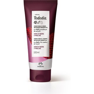 Creme Desodorante Nutritivo para o Corpo Tododia Cereja Negra e Praliné 100 ml