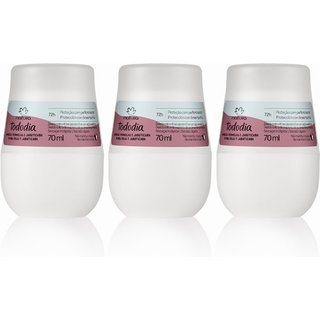 Kit Desodorante Antitranspirante Roll-on Amora Vermelha e Jabuticaba (3 unidades)
