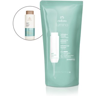 Refil Shampoo Hidratante para Cabelos Crespos Lumina 300 ml