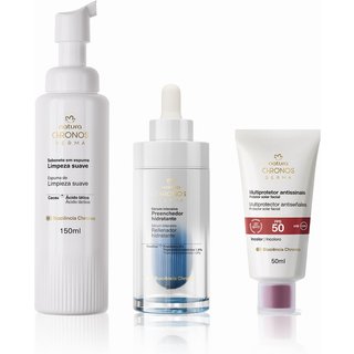 Kit Rotina Hidratação Chronos Derma (3 produtos)