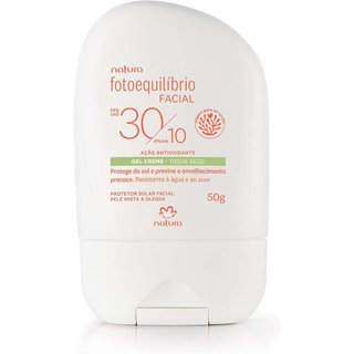 Protetor Facial Gel Creme FPS 30 FPUVA 10 Fotoequilíbrio 50 g