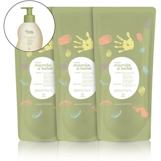Kit Refil Shampoo Mamãe e Bebê (3 unidades)