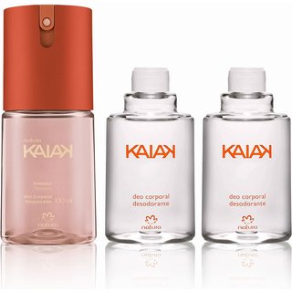 Kit Desodorante Spray Corporal Kaiak Feminino (2 produtos)