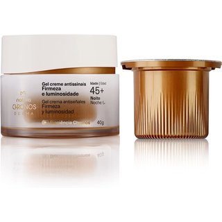 Kit Gel Creme Antissinais 45+ Noite Chronos Derma com Refil