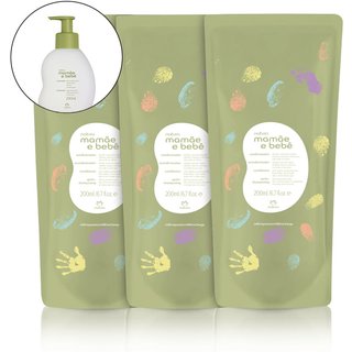 Kit Refil Condicionador Suave Mamãe e Bebê (3 unidades)