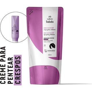 Refil Creme para Pentear Crespos Tododia Amora e Óleo de Coco 280 ml