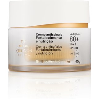 Creme Antissinais Fortalecimento e Nutrição 80+ Dia Chronos Derma 40 g