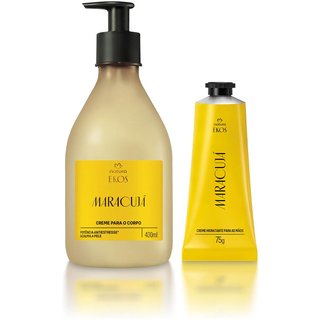 Kit Ekos Maracujá Creme para o Corpo e Mãos