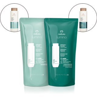 Kit Refil para Cabelos Crespos Lumina