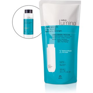 Refil Condicionador Protetor Para Cabelo Liso Lumina 300ml