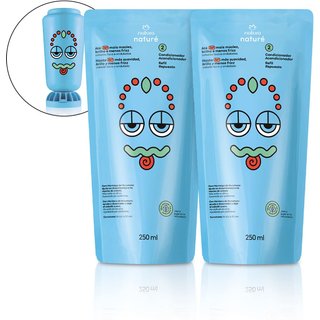 Kit Refil Condicionador para Cabelos Lisos e Ondulados Naturé (2 unidades)
