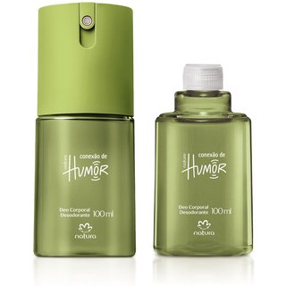 Kit Desodorante Corporal Humor Conexão Masculino com Refil