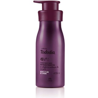 Creme Desodorante Nutritivo Para o Corpo Tododia Romã e Flor de Amora 400 ml