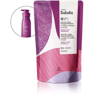 Refil Creme Nutritivo para o Corpo Tododia Ameixa e Flor de Baunilha 400 ml