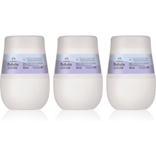 Kit Desodorante Antitranspirante Roll-on Algodão (3 unidades)