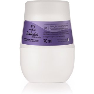 Desodorante Antitranspirante Roll-on Tododia Amora e Flor de Pêssego 70 ml
