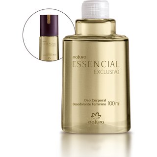 Refil Desodorante Corporal Essencial Exclusivo Feminino 100 ml