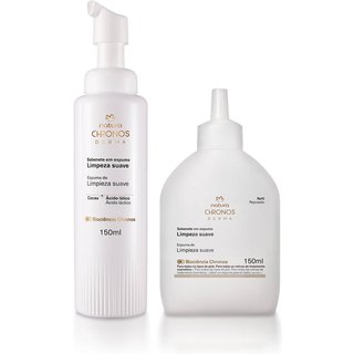 Kit Sabonete em Espuma com Refil Chronos Derma